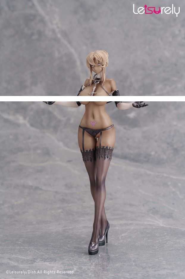 【怨念事務所】預約 5月(免訂金) Leisurely DISH 原畫 黑修女 1/7 豪華版 附簽名掛畫 0817