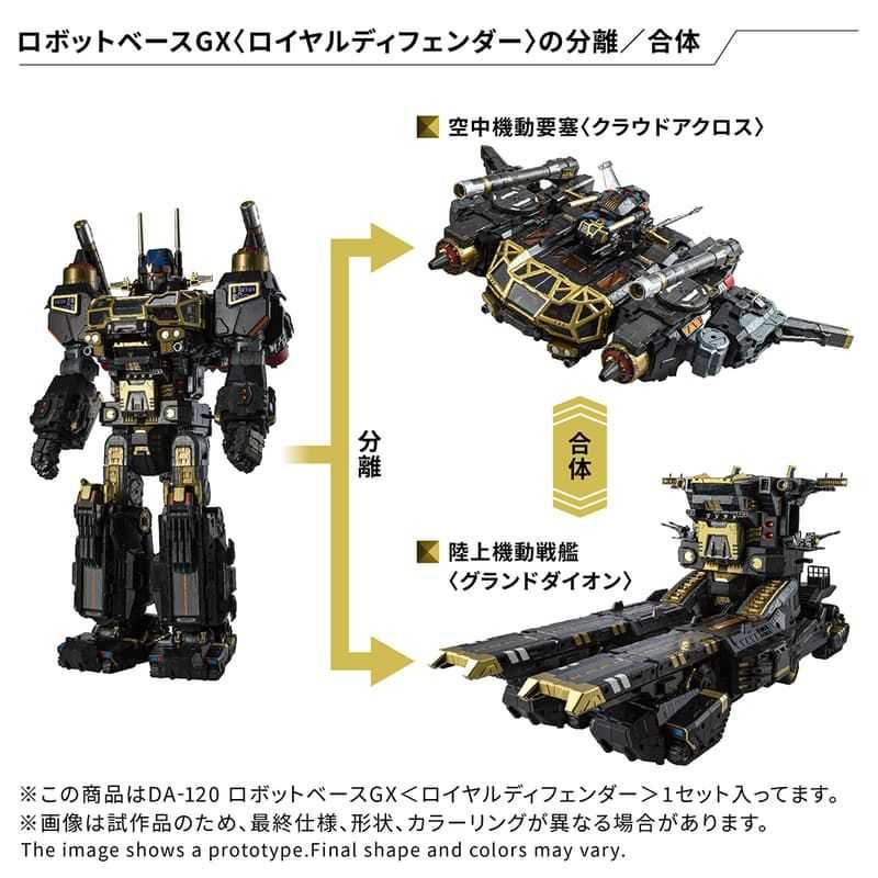 【怨念事務所】預約商品 2月 戴亞克隆 DIACLONE DA-120 機器人基地GX 皇家守護者 1005