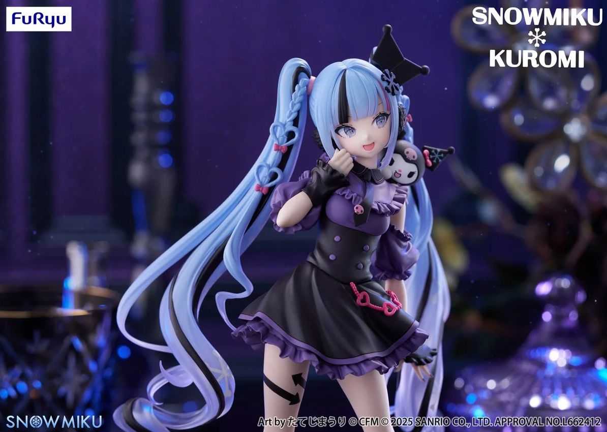 【怨念事務所】預約 3月(免訂金) Furyu 景品 Trio-Try-It 初音未來 雪初音 × 庫洛米 1019