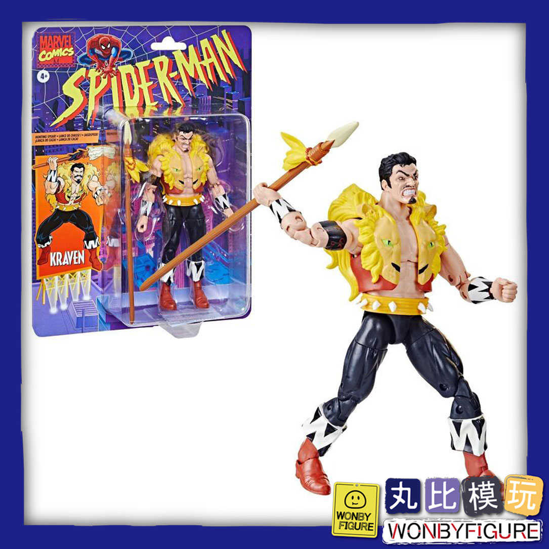 現貨 孩之寶 代理 漫威 MARVEL LEGENDS 傳奇經典 6吋收藏人物 漫畫版 蜘蛛人 Kraven