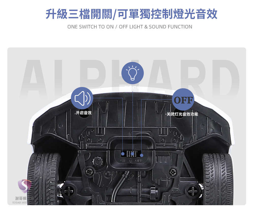 【現貨】模型車 Toyota Alphard 聲光 保母車 聲光車 1:18 合金模型 汽車 MPV 阿爾法