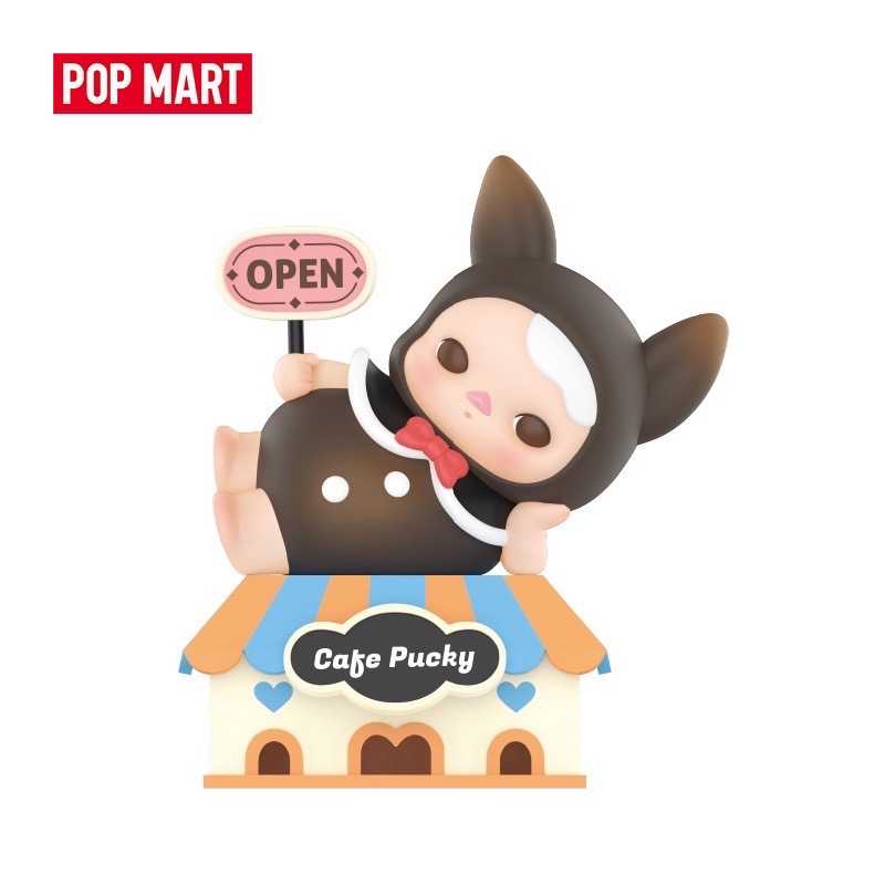 POPMART泡泡瑪特 PUCKY精靈兔兔咖啡館系列盲盒-兔子咖啡店