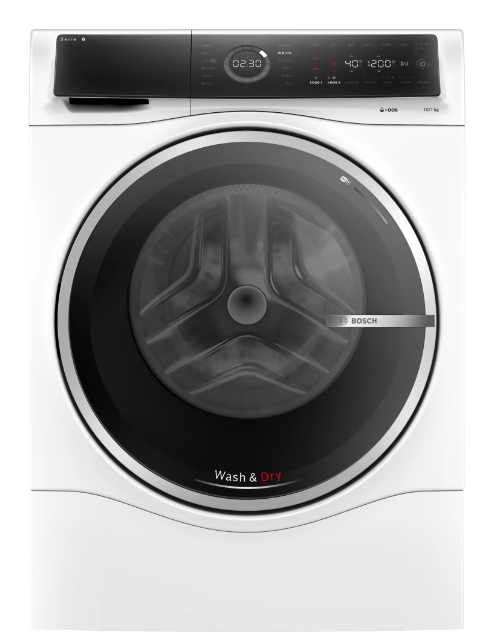 【BOSCH】6系列 洗脫烘滾筒洗衣機 10/7kg WNC554A0TC(含基本安裝)