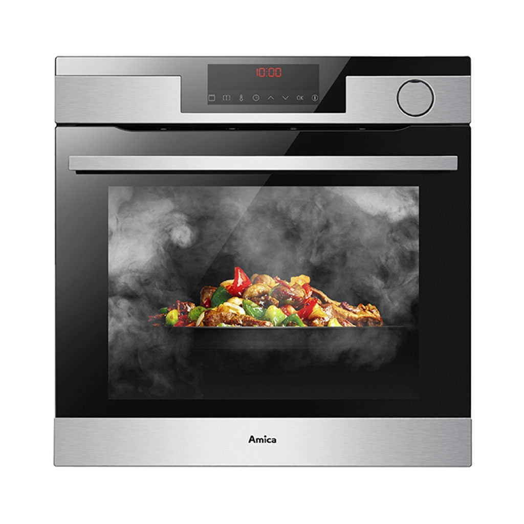 【AMICA】77L 60cm嵌入式全蒸舒肥蒸烤箱 不銹鋼 XTCS-1200IX TW(含基本安裝)