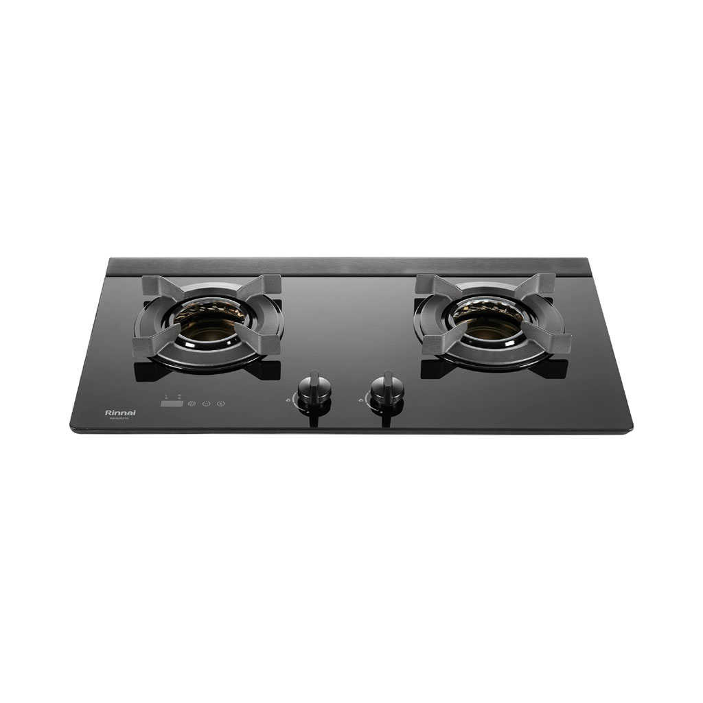 【林內】《一定要詢價》檯面式內焰玻璃雙口爐 LED旋鈕定時 RB-N2621G(B)(含基本安裝)