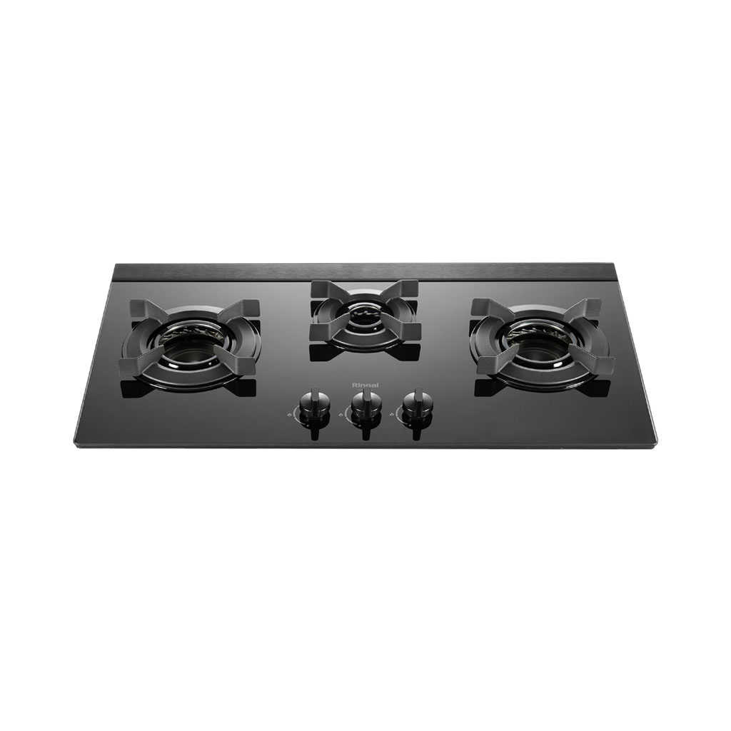 【林內】《一定要詢價》檯面式內焰玻璃三口爐 LED旋鈕 RB-N3811G(B)(含基本安裝)