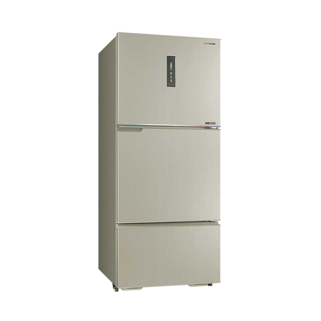 【SANLUX 台灣三洋】606L -3°C微凍室變頻三門冰箱 尊爵銀 SR-V612C(含基本安裝)