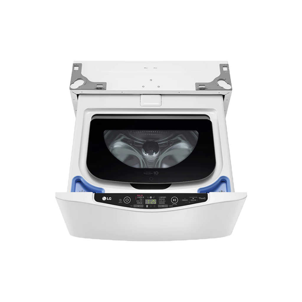 【LG 樂金】2kg 底座型 WiFi迷你洗衣機 蒸洗脫 冰磁白 WT-SD200AHW(含基本安裝)