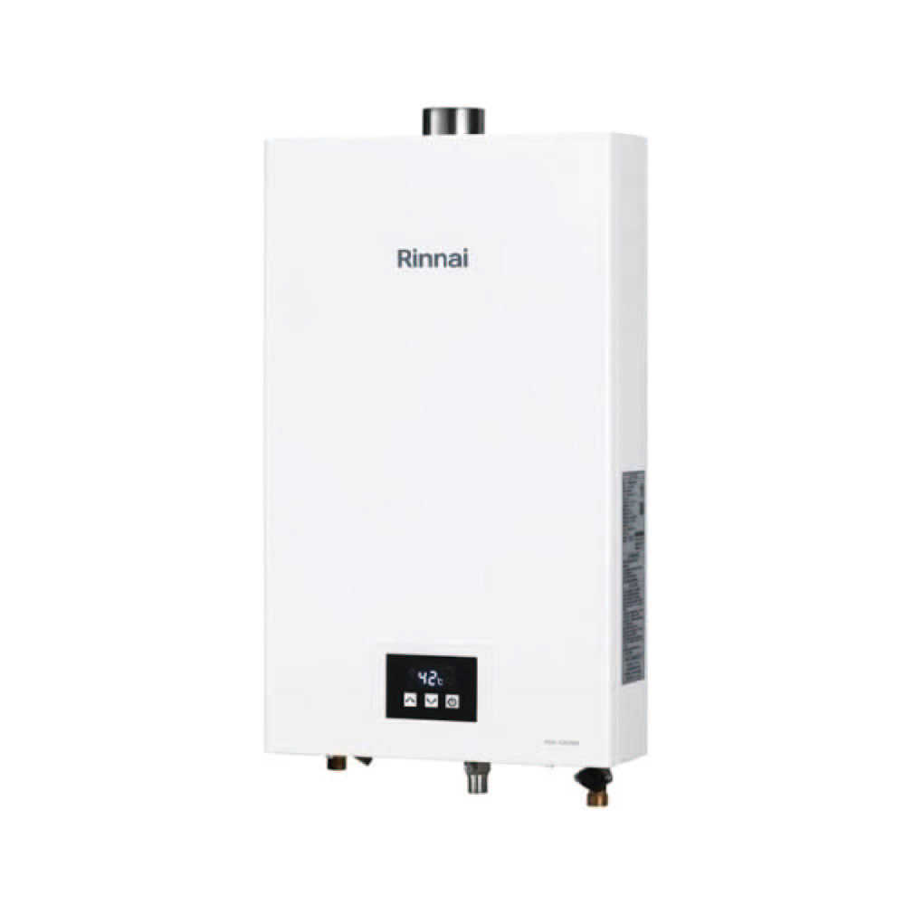 【Rinnai 林內】12L 屋內型 強制排氣熱水器 RUA-1203WF(含基本安裝)