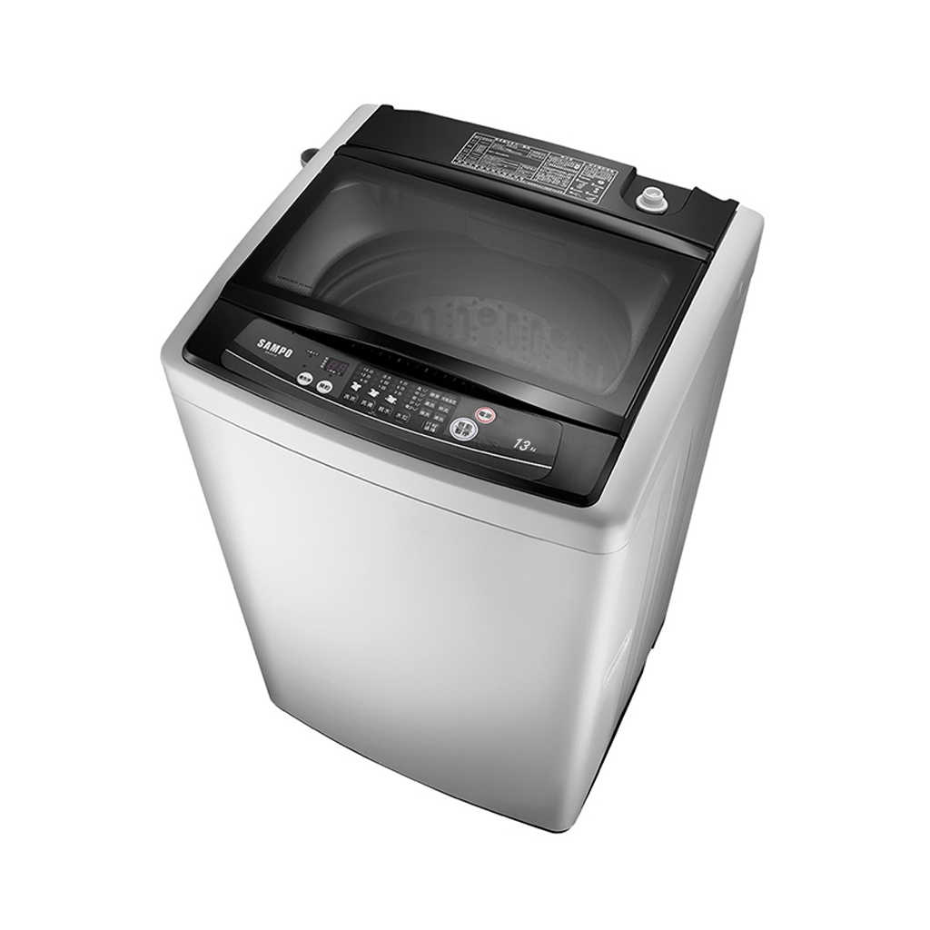 【聲寶】13公斤經典定頻直立式單槽洗衣機 ES-H13F(K1)(含基本安裝)