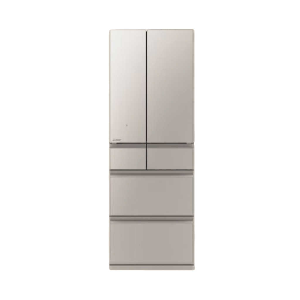 【MITSUBISHI 三菱】525L六門玻璃鏡面冰箱 星沙杏 MR-WZ54K-C-C(含基本安裝)