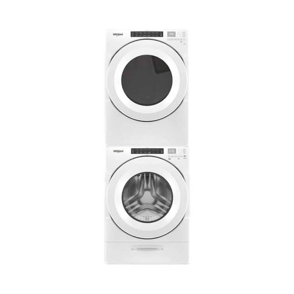 【Whirlpool 惠而浦】17公斤洗衣機+16公斤瓦斯型乾衣機 8TWFW5620HW+8TWGD5620HW(基本