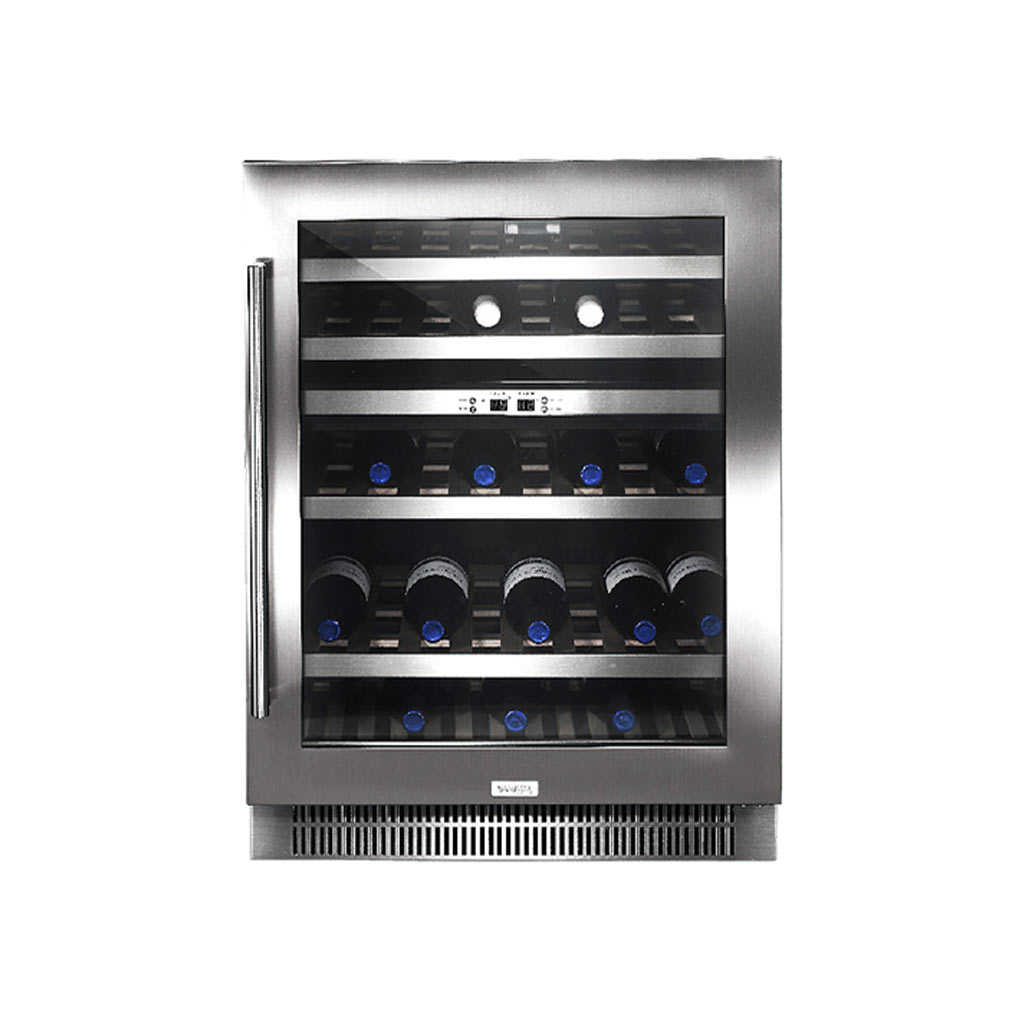 【SVAGO】134公升雙溫獨立式紅酒櫃 JG45B(含基本安裝)