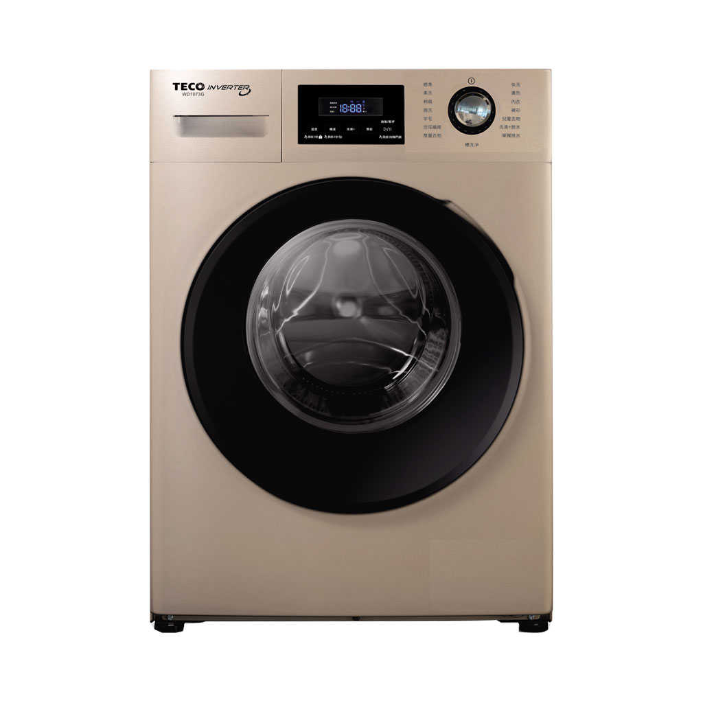 【TECO 東元】10kg 溫水洗脫變頻滾筒洗衣機 WD1073G(含基本安裝)