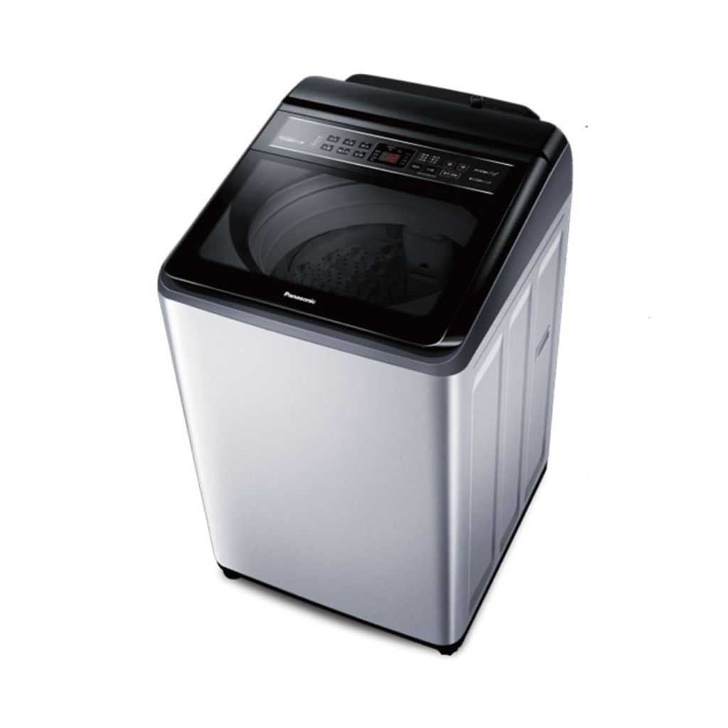 【Panasonic 國際】15kg 洗脫溫水變頻 直立式洗衣機 不銹鋼(S) NA-V150LMS(含基本安裝)