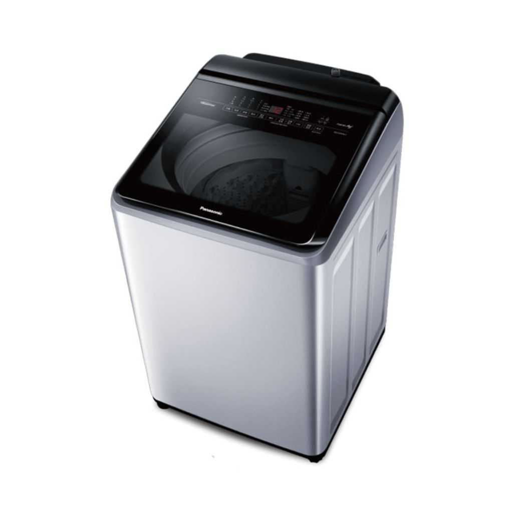 【Panasonic 國際】19kg 洗脫溫水變頻 直立式洗衣機 炫銀灰(L) NA-V190LM(含基本安裝)