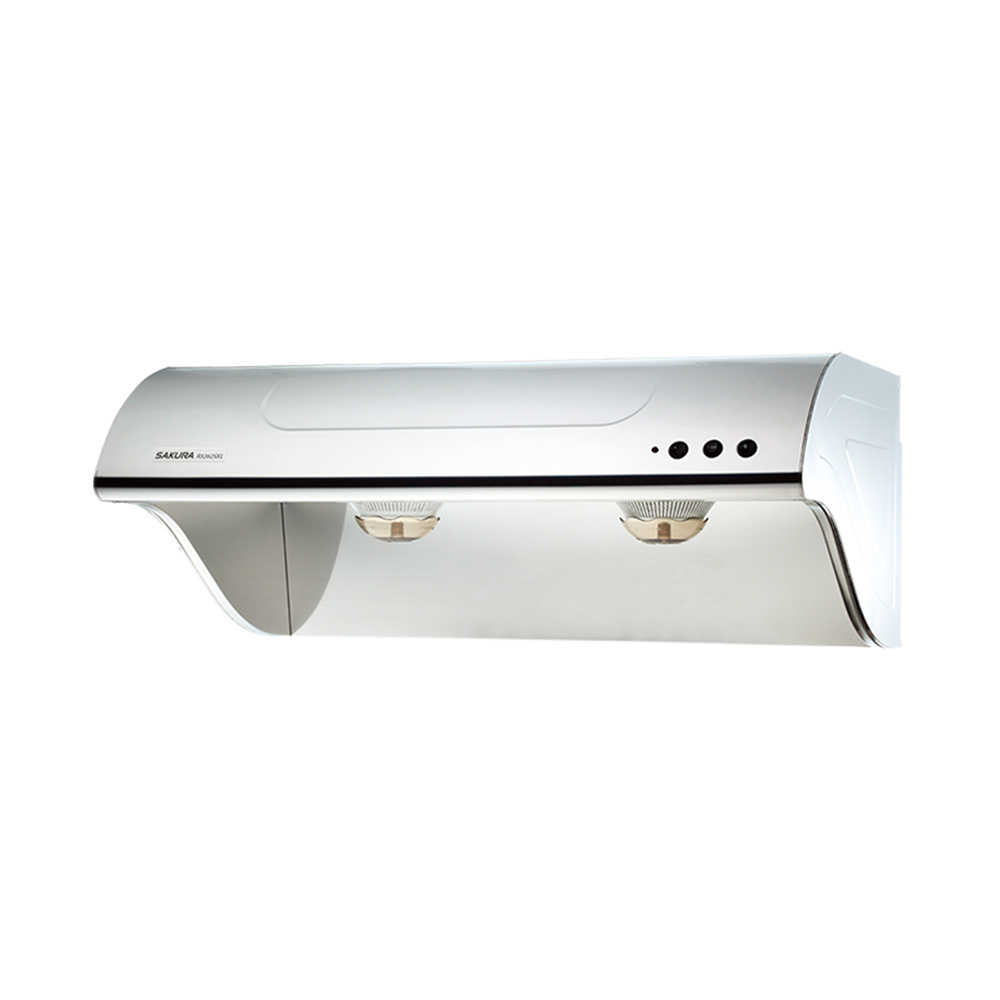 【SAKURA櫻花】90CM 斜背式除油煙機(高速雙渦輪+雙效除油) R3262SXL(含基本安裝)
