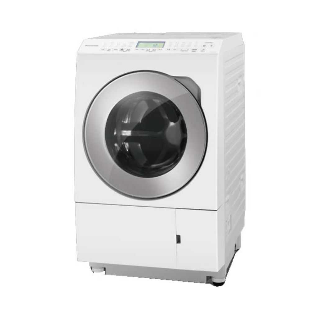 【Panasonic 國際】日本製 12kg 洗脫烘變頻 滾筒式洗衣機 晶燦白 NA-LX128BR右開(含基本安裝)