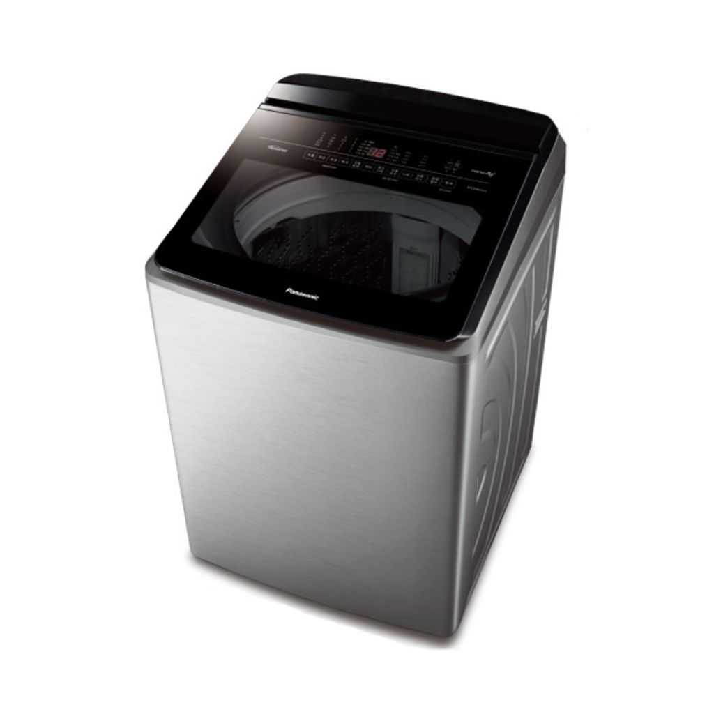 【Panasonic 國際】21kg 洗脫溫水變頻 直立式洗衣機 不銹鋼(S) NA-V210LMS(含基本安裝)