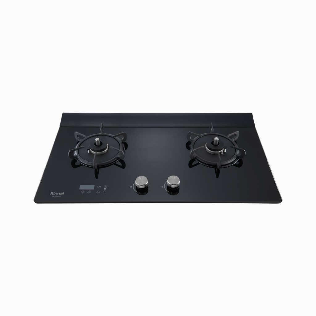【Rinnai 林內】雙口緻溫定時玻璃檯面爐(黑) RB-A2660G(含基本安裝)