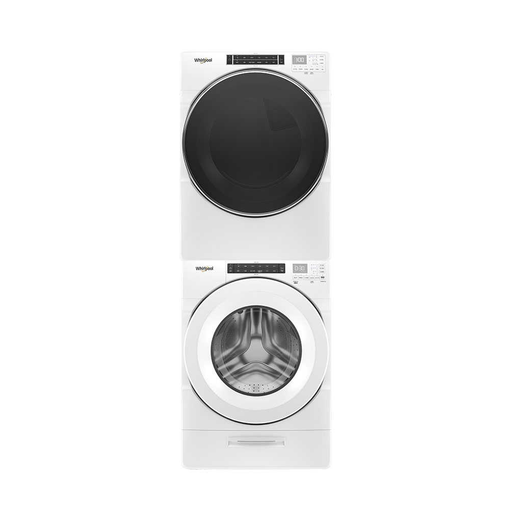 【Whirlpool 惠而浦】17公斤洗衣機+16公斤瓦斯型乾衣機 8TWFW5620HW+8TWGD8620HW(含基