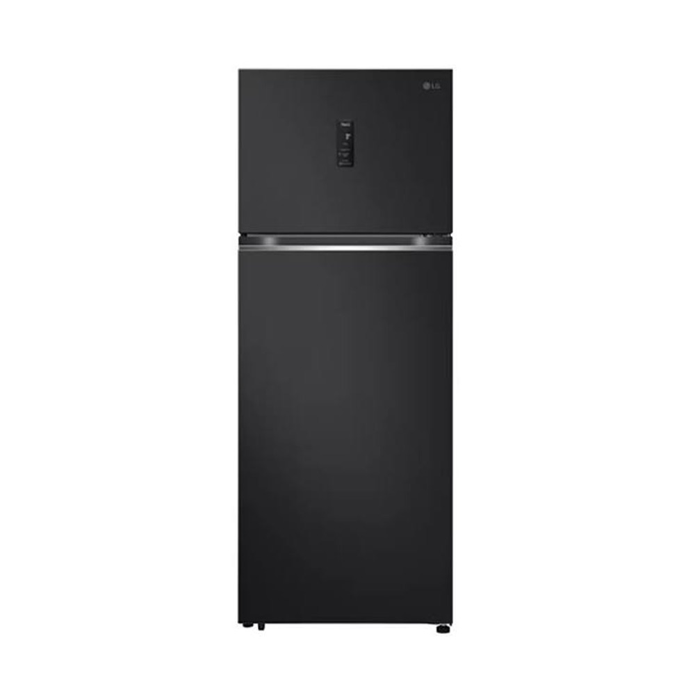【LG 樂金】461L WIFI智慧變頻雙門冰箱 右開 夜墨黑 GN-HL460EB(含基本安裝)