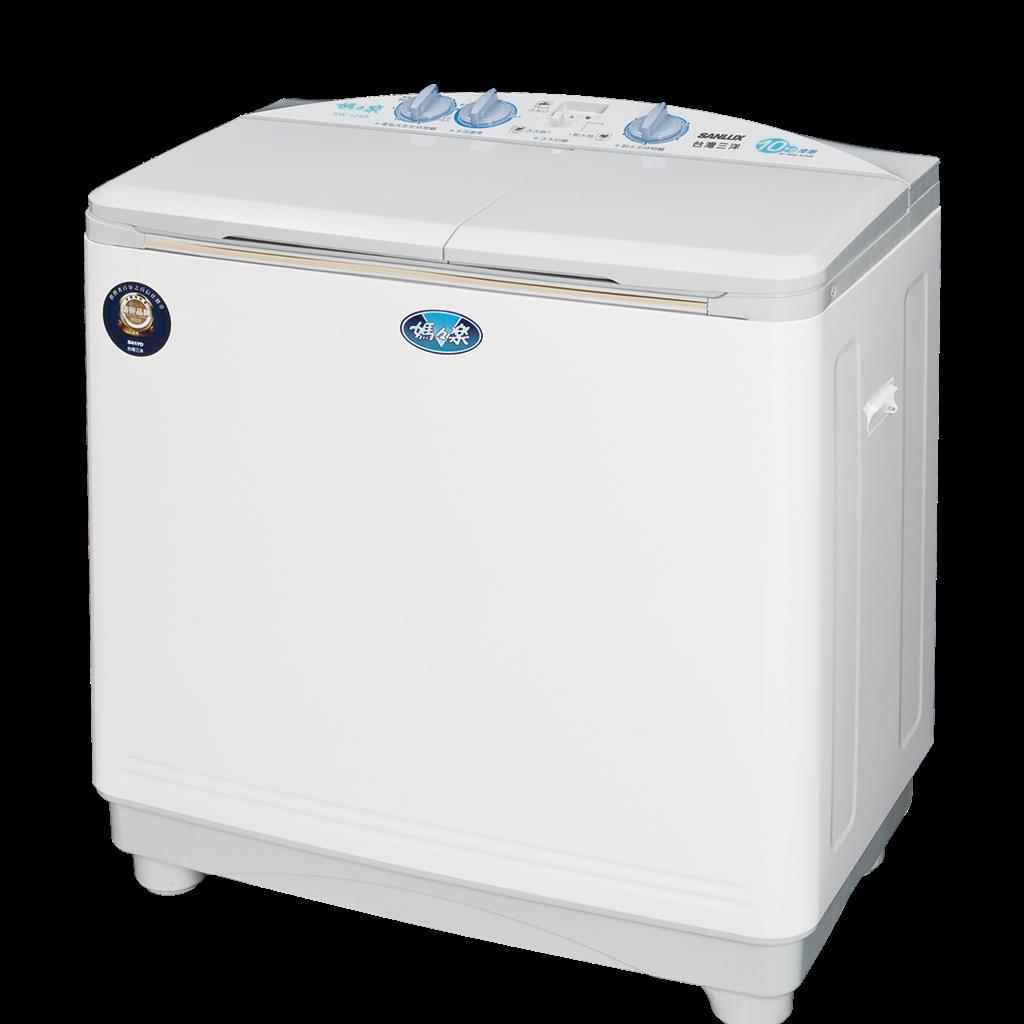 【SANLUX 台灣三洋】10kg 直立式 洗脫雙槽洗衣機 白色 SW-1068U(含基本安裝)