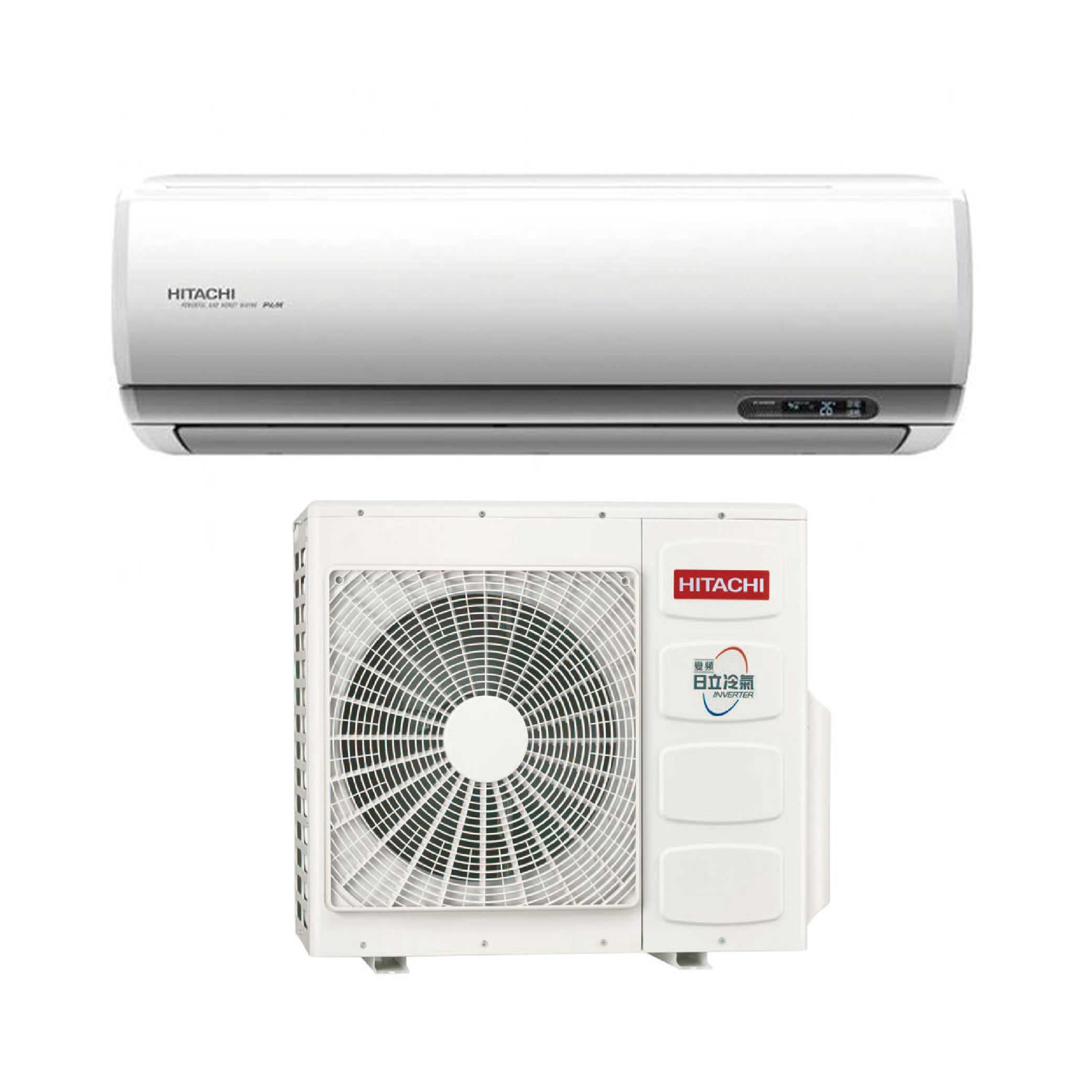 【HITACHI 日立】10坪 變頻冷暖分離式冷氣 RAS-63NTB/RAC-63NP(含基本安裝)