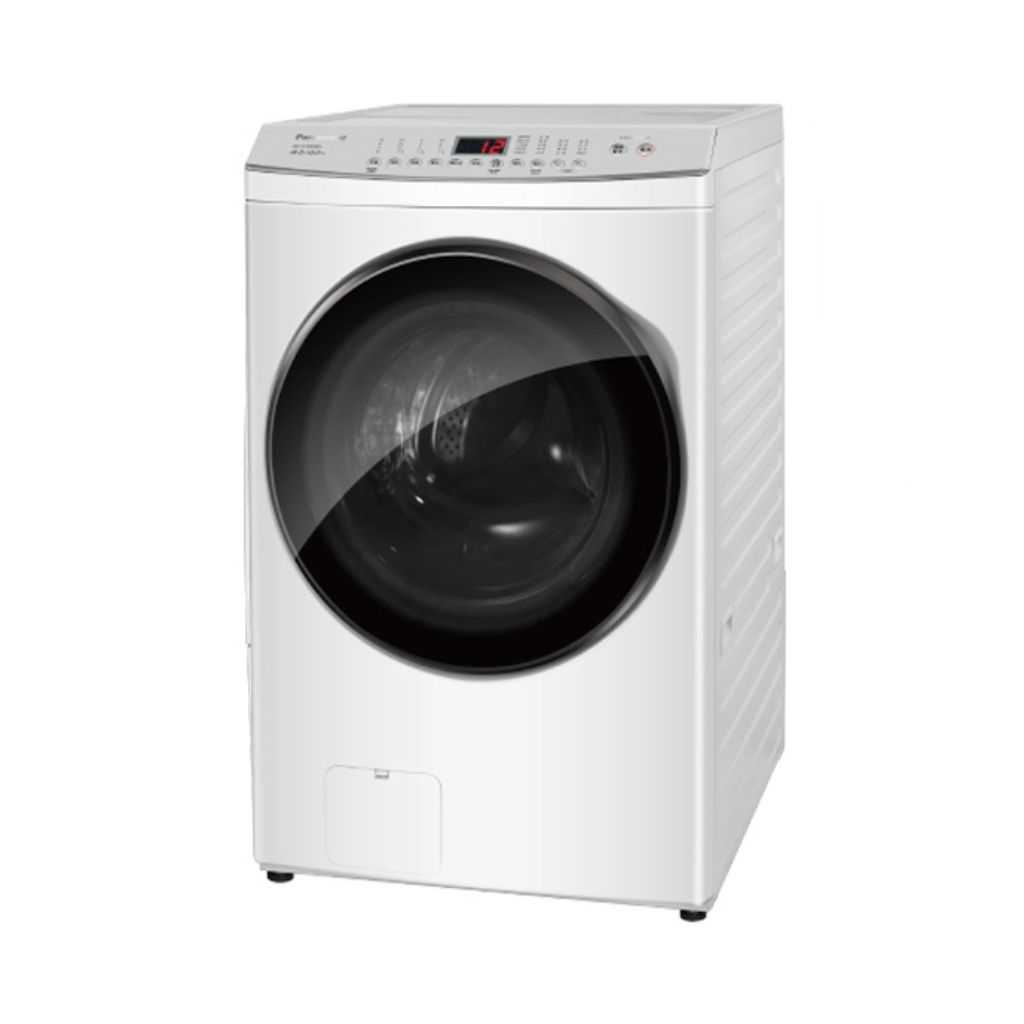 【Panasonic 國際】15kg 洗烘乾變頻 滾筒式洗衣機 冰鑽白(W) NA-V150MSH(含基本安裝)