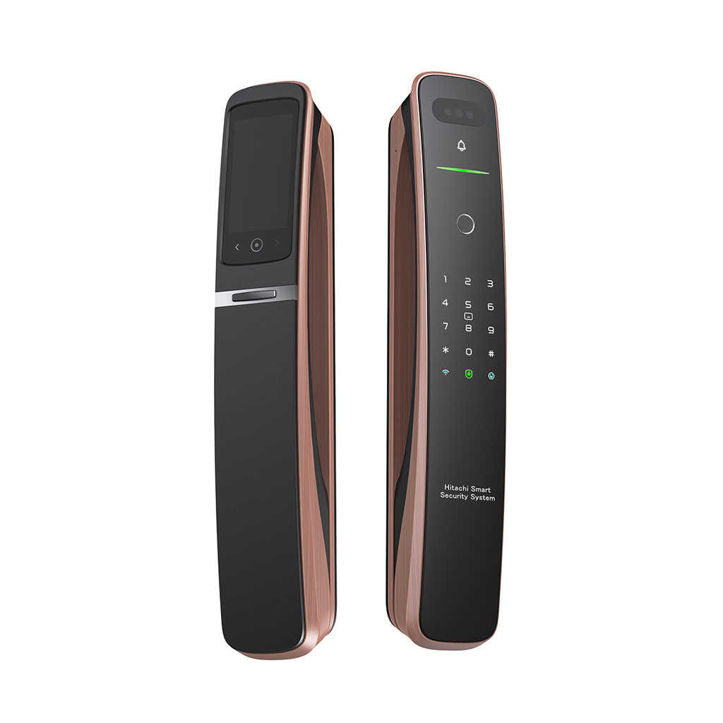 【HITACHI 日立】人臉/掌靜脈/指紋/app/卡片/密碼/鑰匙 七合一智慧鎖 HIT-FH10-T(含基本安裝)