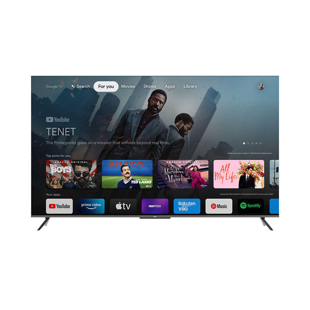 【Haier海爾】50型 4K QLED Google TV 量子點智慧聯網顯示器 H50S80EUX(無安裝)
