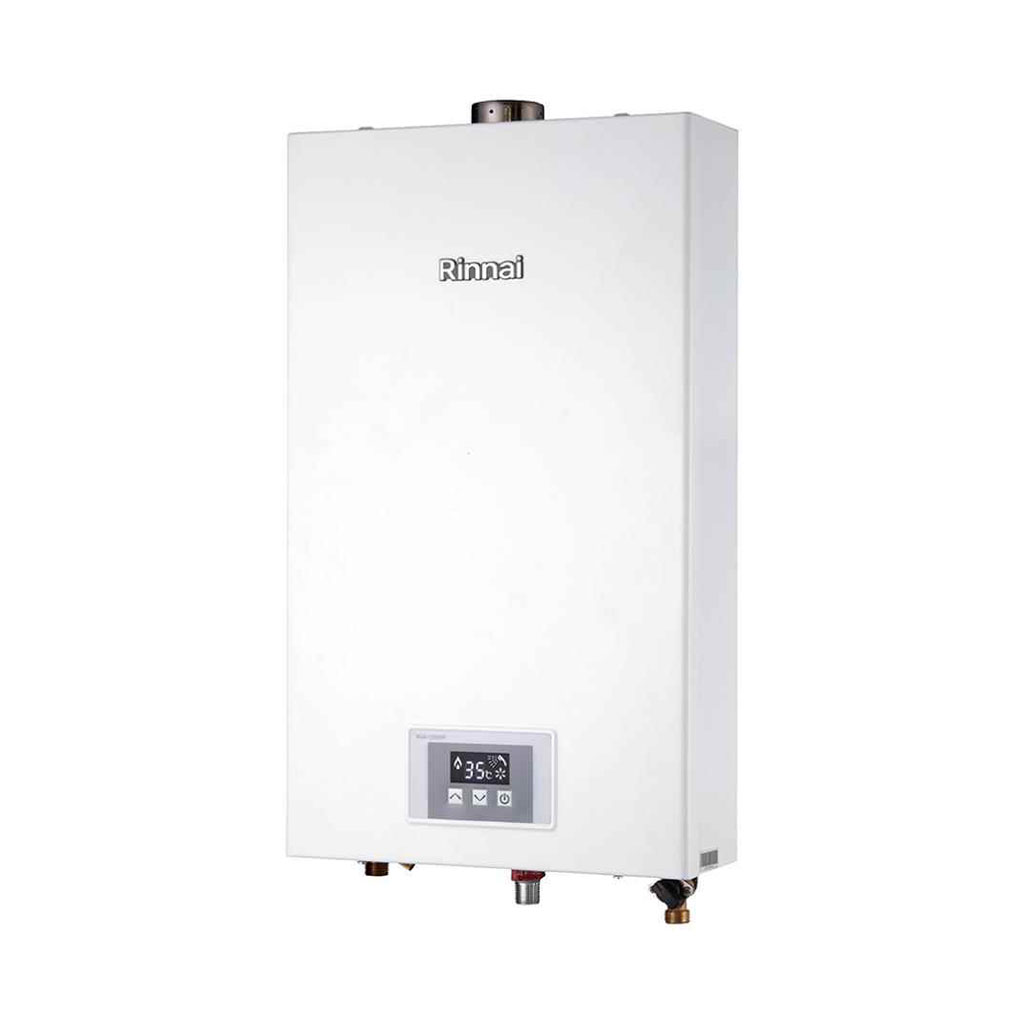 【Rinnai 林內】12L 屋內型 智慧控溫 強制排氣式熱水器 RUA-1200WF(含基本安裝)