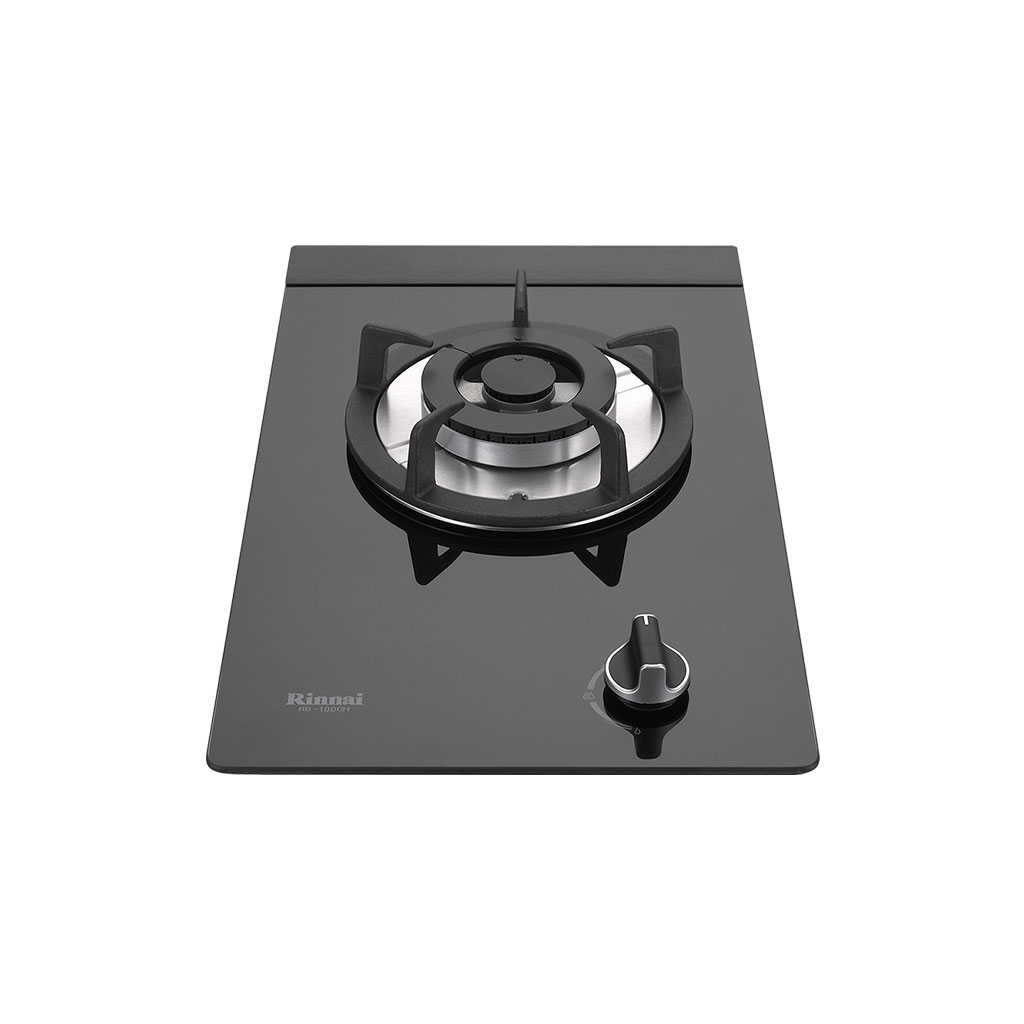 【林內】檯面式防漏玻璃單口爐 (黑玻) RB-100GH(B)(含基本安裝)