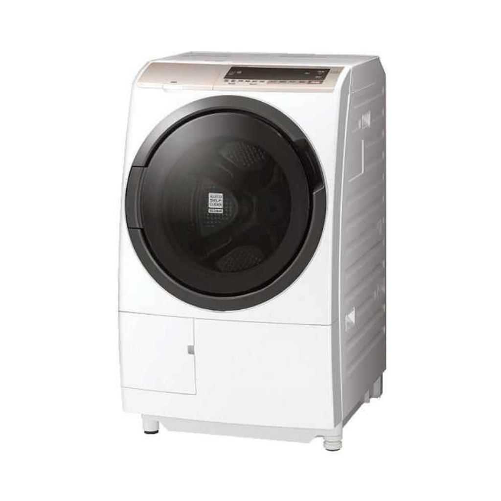 【HITACHI 日立】11.5kg 日本製 洗脫烘變頻 滾筒式洗衣機 BDSV115GJR-W星燦白右開