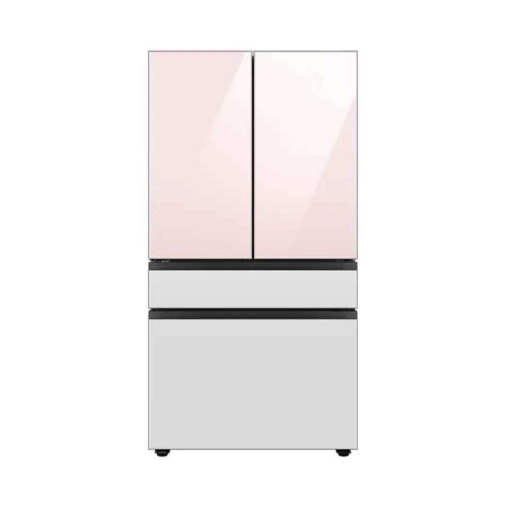 【SAMSUNG 三星】812L 雙循環四門系列 旗艦冰箱 粉紅色 + 白色 RF29BB82008B BESPOKE