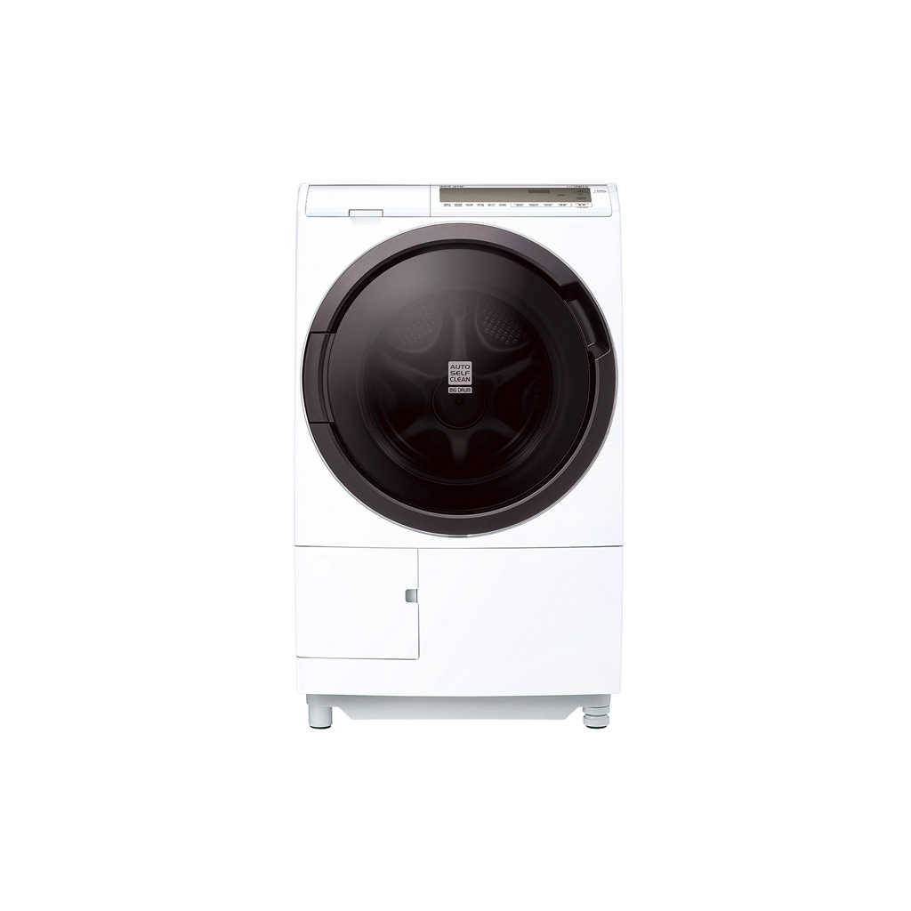 【HITACHI 日立】11kg 日本製 洗脫烘變頻 滾筒式洗衣機 BDSG110GJ-W 星燦白左開