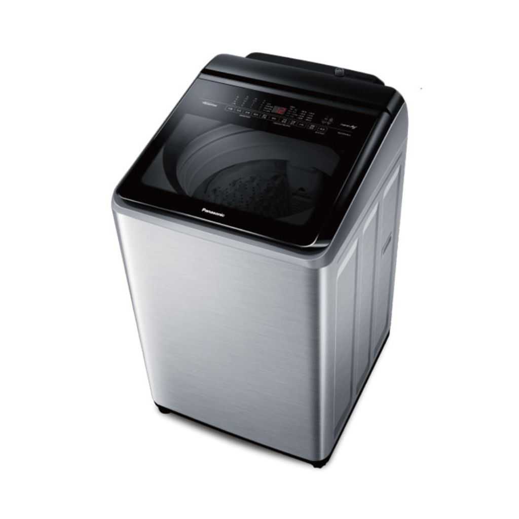 【Panasonic 國際】19kg 洗脫溫水變頻 直立式洗衣機 不銹鋼(S) NA-V190LM(含基本安裝)