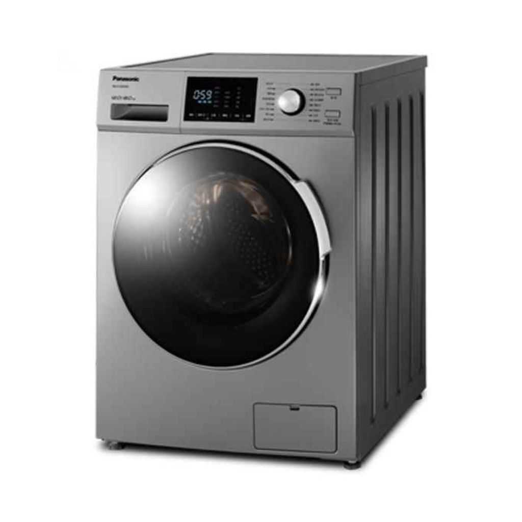 【Panasonic 國際】12kg 洗脫溫水變頻 滾筒式洗衣機 晶漾銀(G) NA-V120HW(含基本安裝)