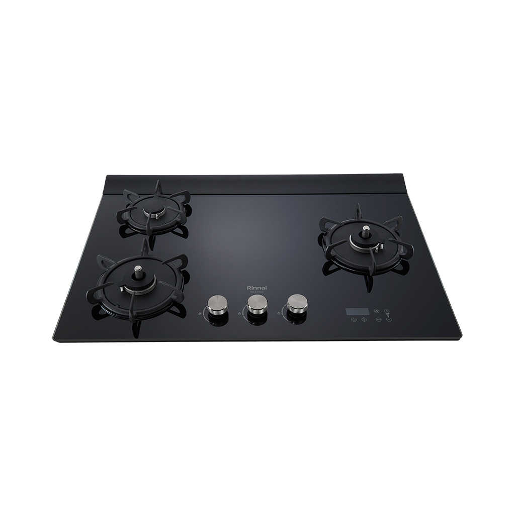 【Rinnai 林內】檯面式緻溫玻璃三口爐 右單 RB-A3760G(BR)(含基本安裝)