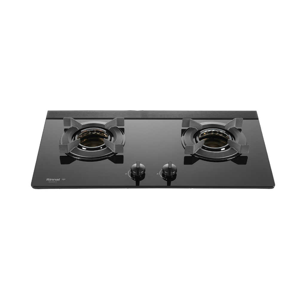 【林內】《一定要詢價》檯面式內焰玻璃雙口爐 LED旋鈕連動 RB-N2681G(B)(含基本安裝)