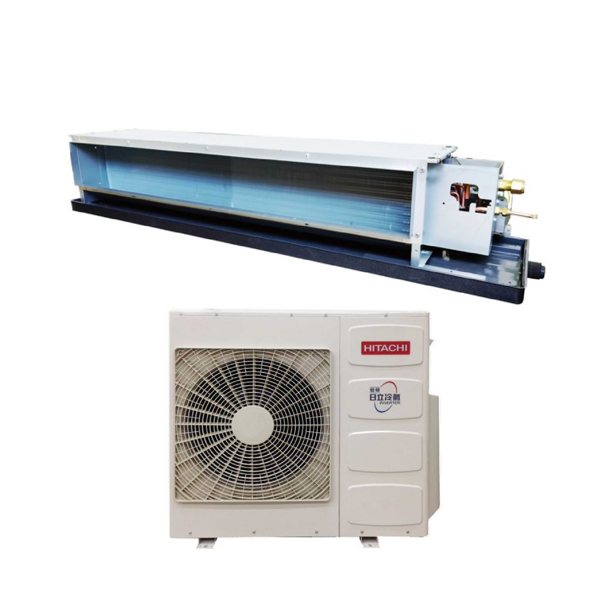 【HITACHI 日立】14坪 變頻吊隱式分離式冷氣 RAD-90NJP1/RAC-90JP(含基本安裝)
