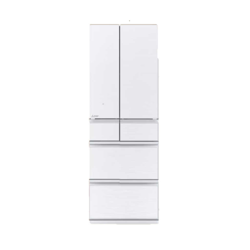 【MITSUBISHI 三菱】525L六門玻璃鏡面冰箱 星光白 MR-WZ54K-W-C(含基本安裝)