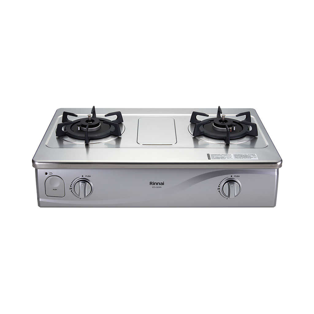 【林內】台爐式感溫不鏽鋼雙口爐 RTS-Q230S(含基本安裝)