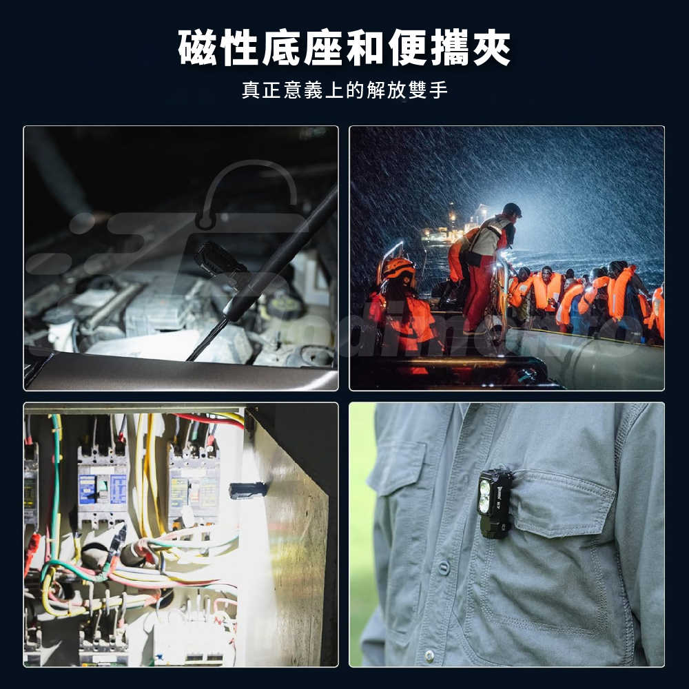 WUBEN E7 1800流明 Type-C快充防水戶外露營迷你頭燈 工作燈 強光手電筒 照明頭燈