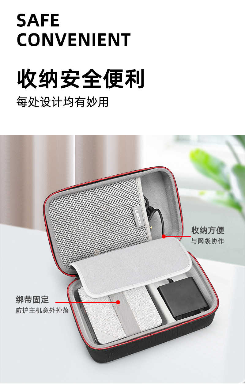 Godimento適用摩方 Core N100 \u0026 銘凡 790 NUC 迷你主機硬殼收納包｜手提便攜防摔防塵保護盒