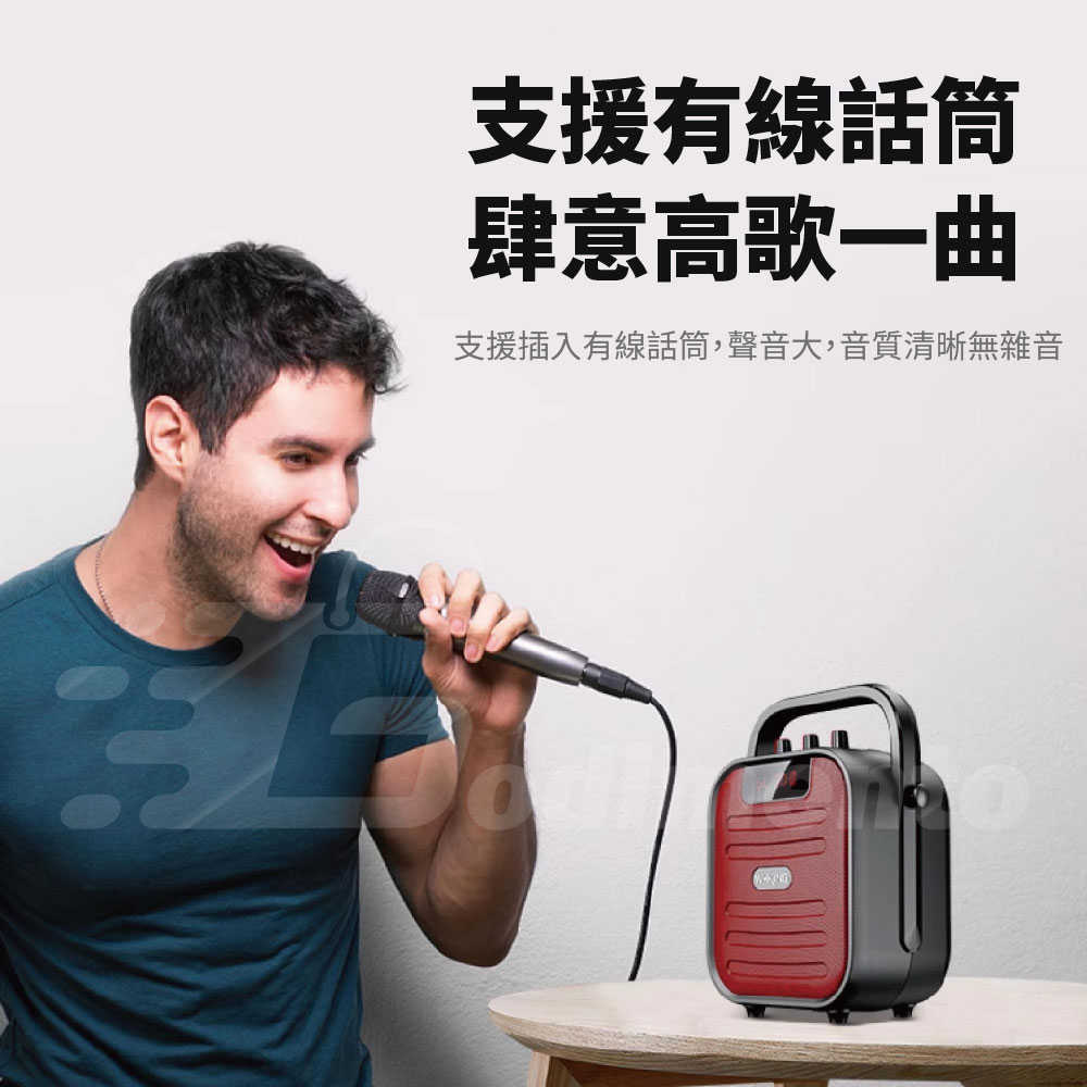 W-KING T5mini USB便攜式重低音藍牙喇叭 廣播電台手提音響 斜跨背帶藍牙音箱 低音音響