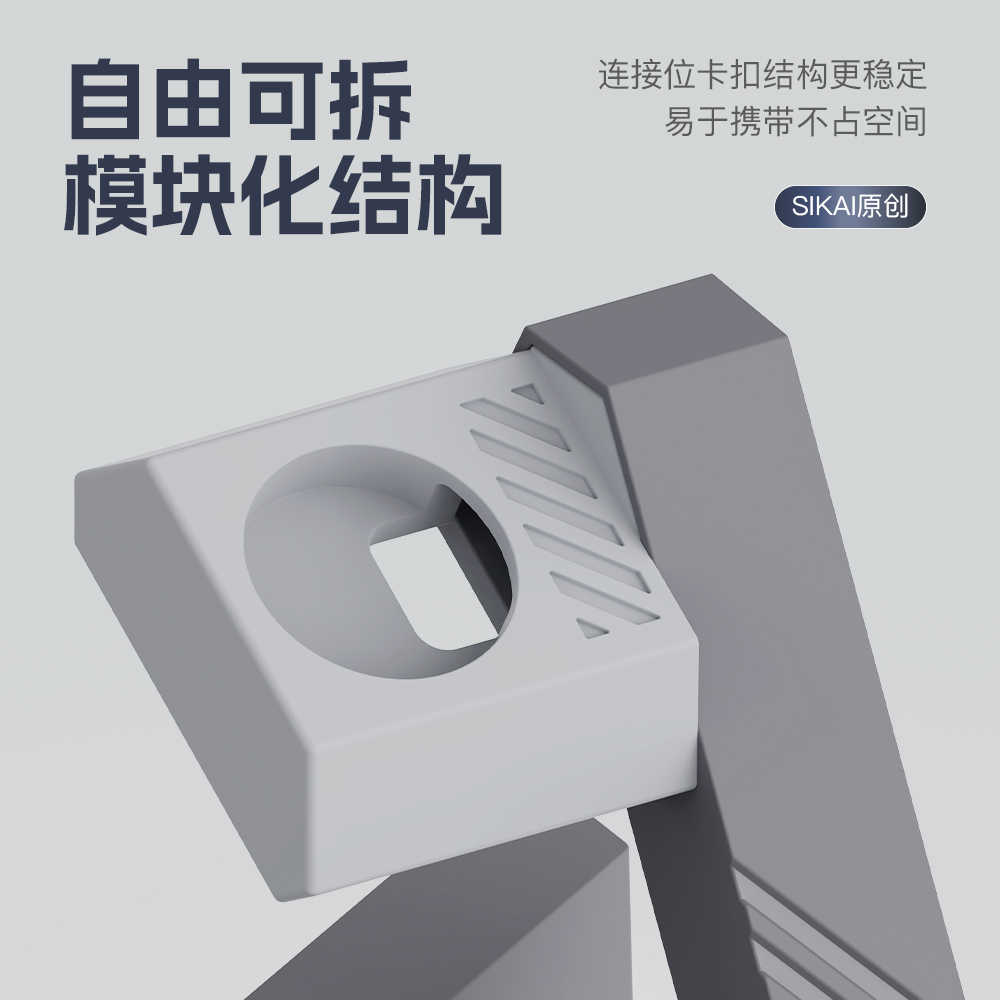 Godimento 適用於三星 Watch Ultra/7/6 充電底座 | 三角幾何設計 | 兼容 Galaxy Wa