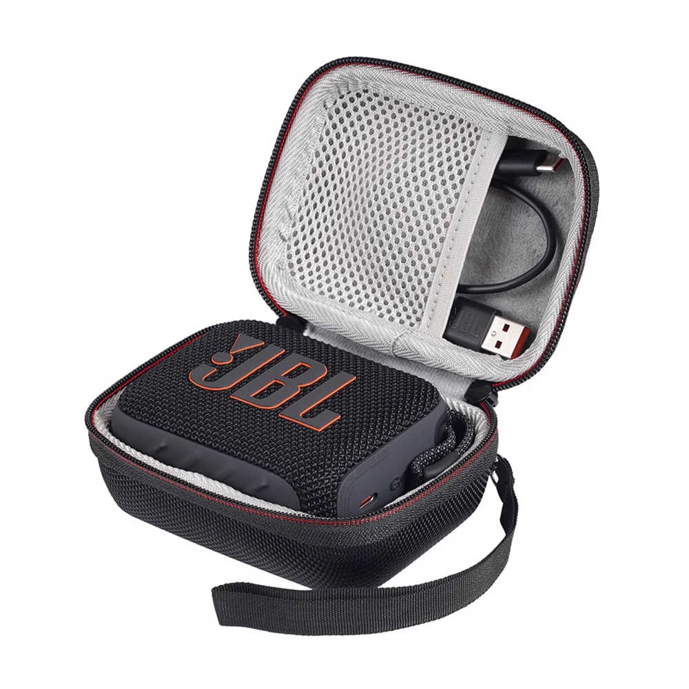 Godimento 適用JBL GO4 金磚 4 代藍牙音箱收納包｜防摔抗壓｜升級版無線音響保護套