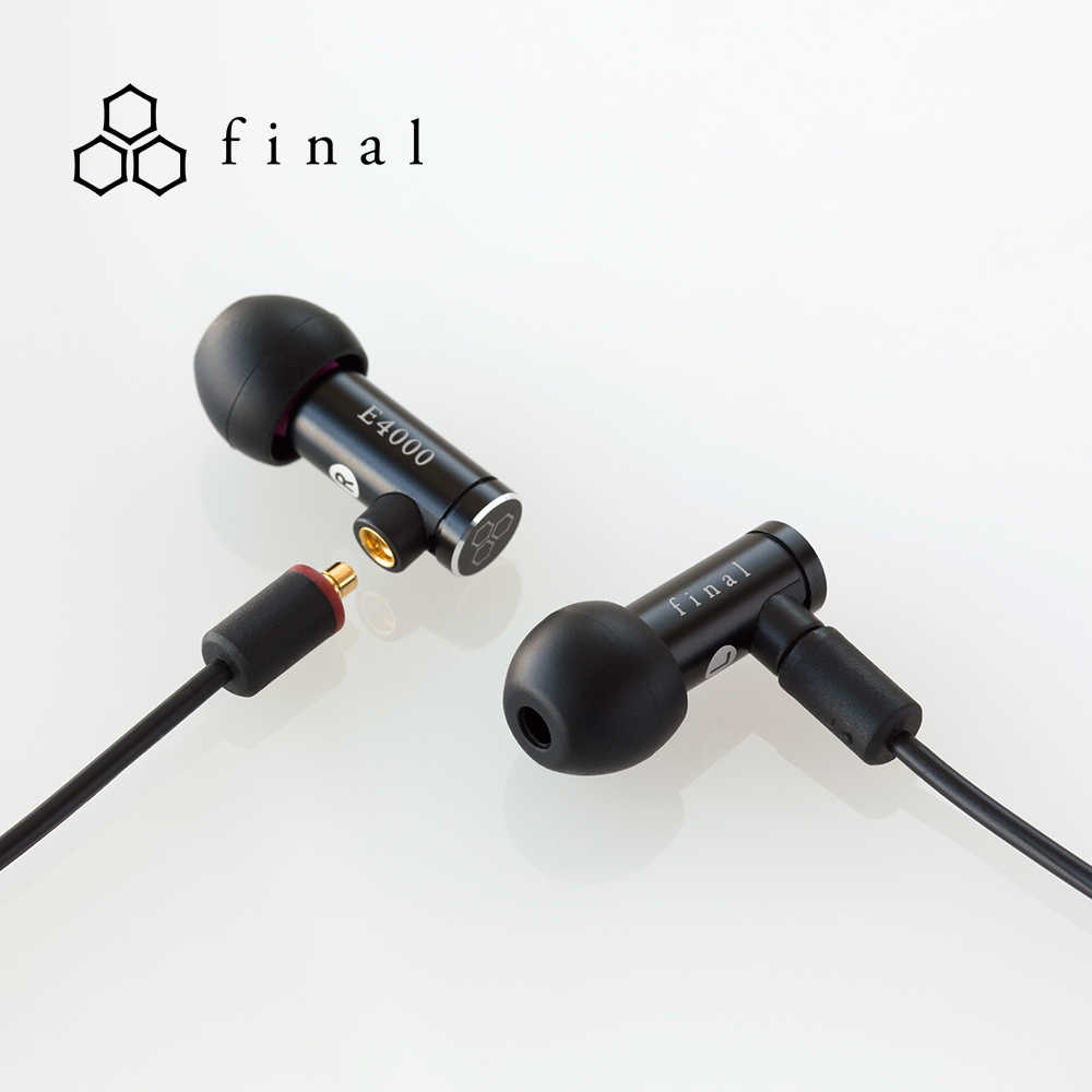 日本 final – E4000 耳道式耳機 MMCX可換線系列 有線耳機