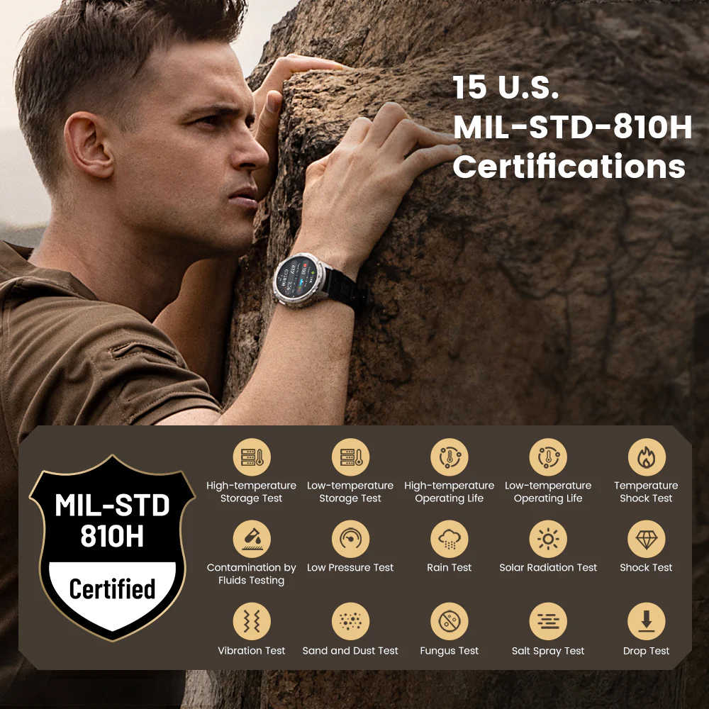 KOSPET TANK T3 智慧手錶 多種運動手錶 智能手錶 健身手錶